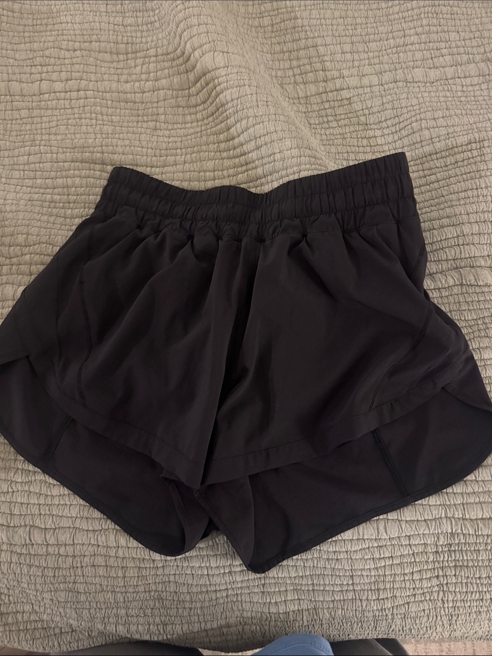lululemon athletica Black Layered Women's Athletic Shorts